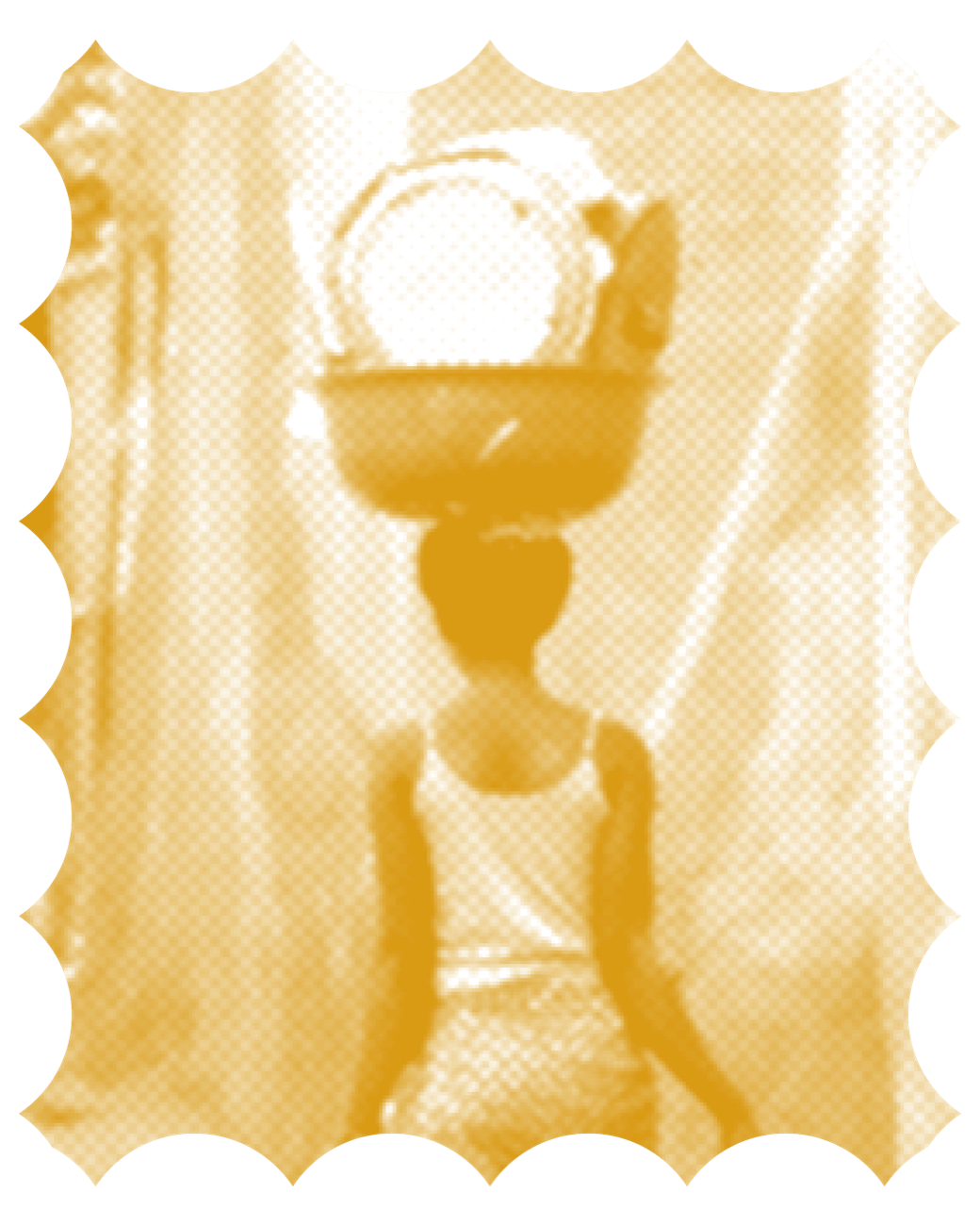 Mulher em retrato artístico